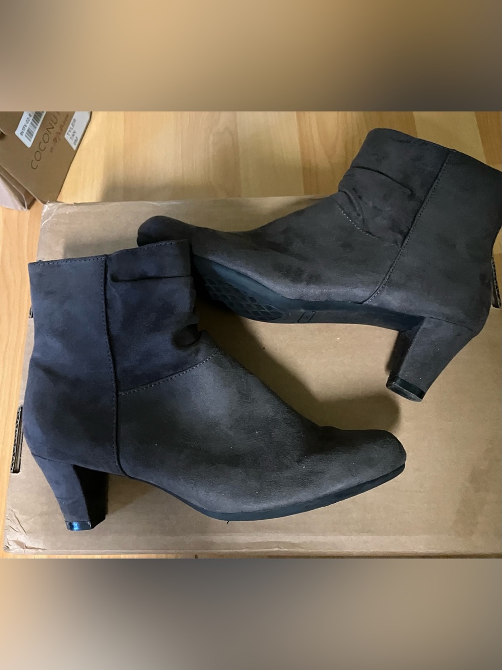 Aerosoles Women’s Ankle Bootie in Charcoal Gray - Sleek Heeled Boot